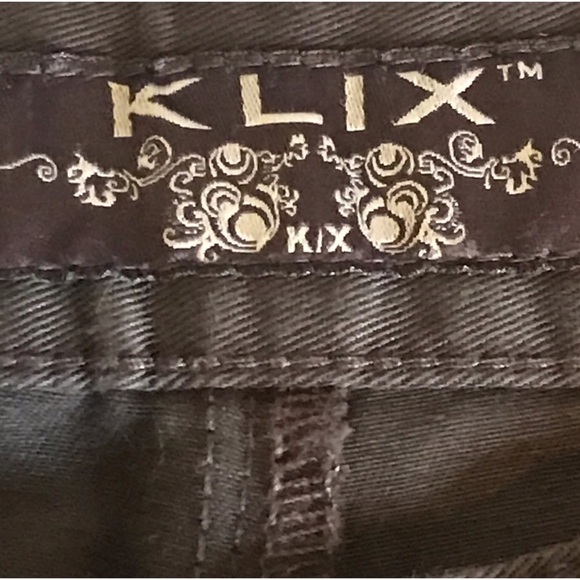 KLIX NWT Mens Chino Khaki Brown Pants Size 32 - Picture 5 of 11